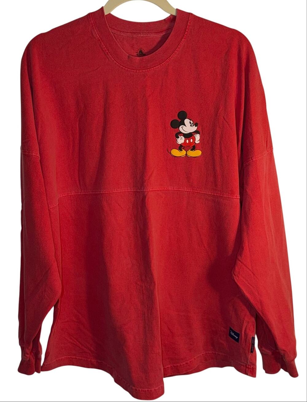 Disney Parks Mickey Mouse Red Spirit Jersey Walt Disney World Size Medium